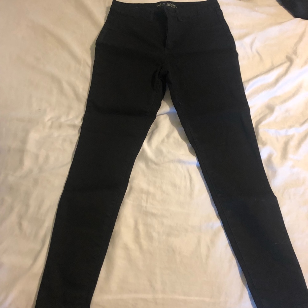 Size 4 high rise skinny black jeans